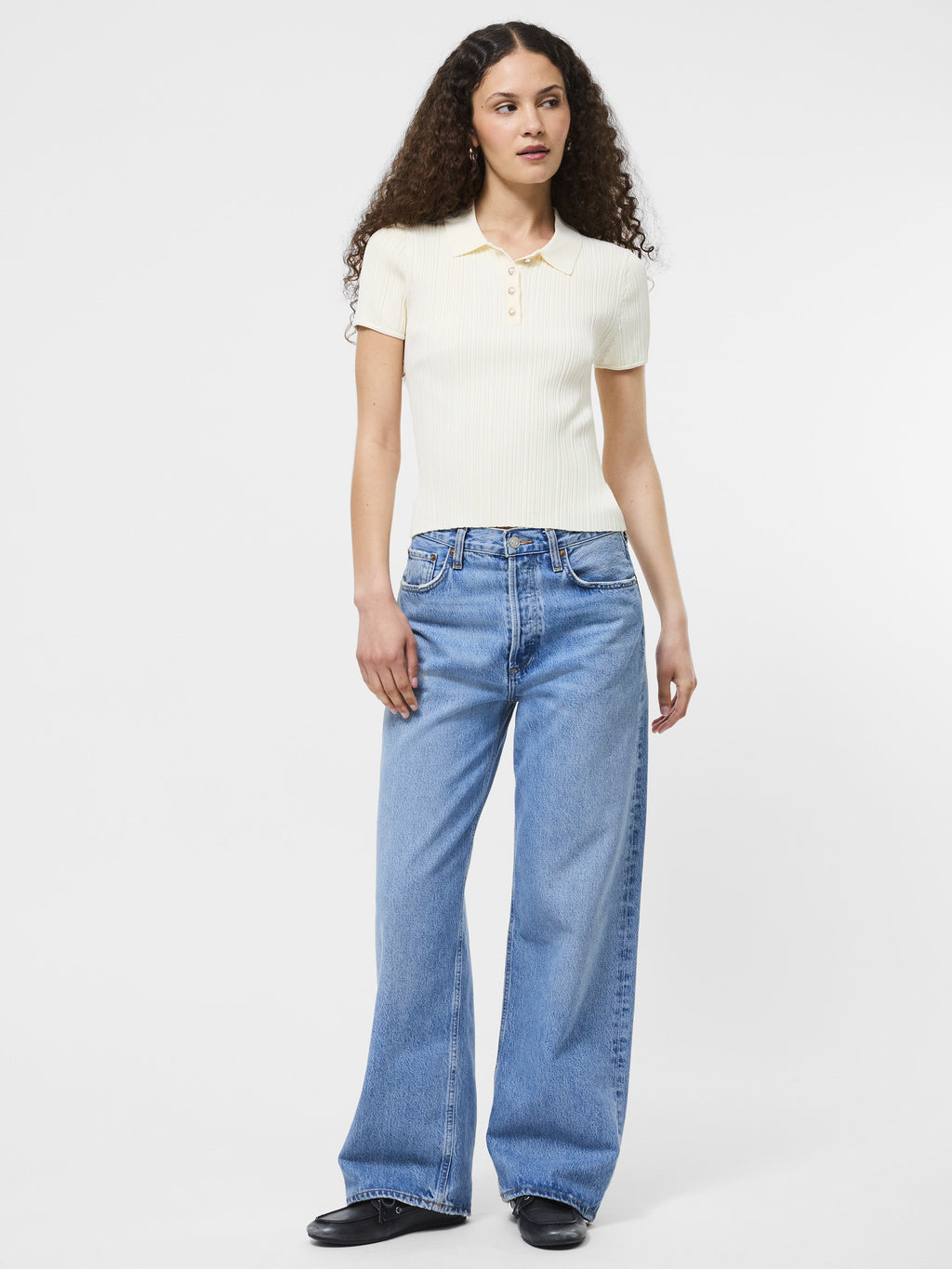 ‌Ribbed Polo Slim Fit
