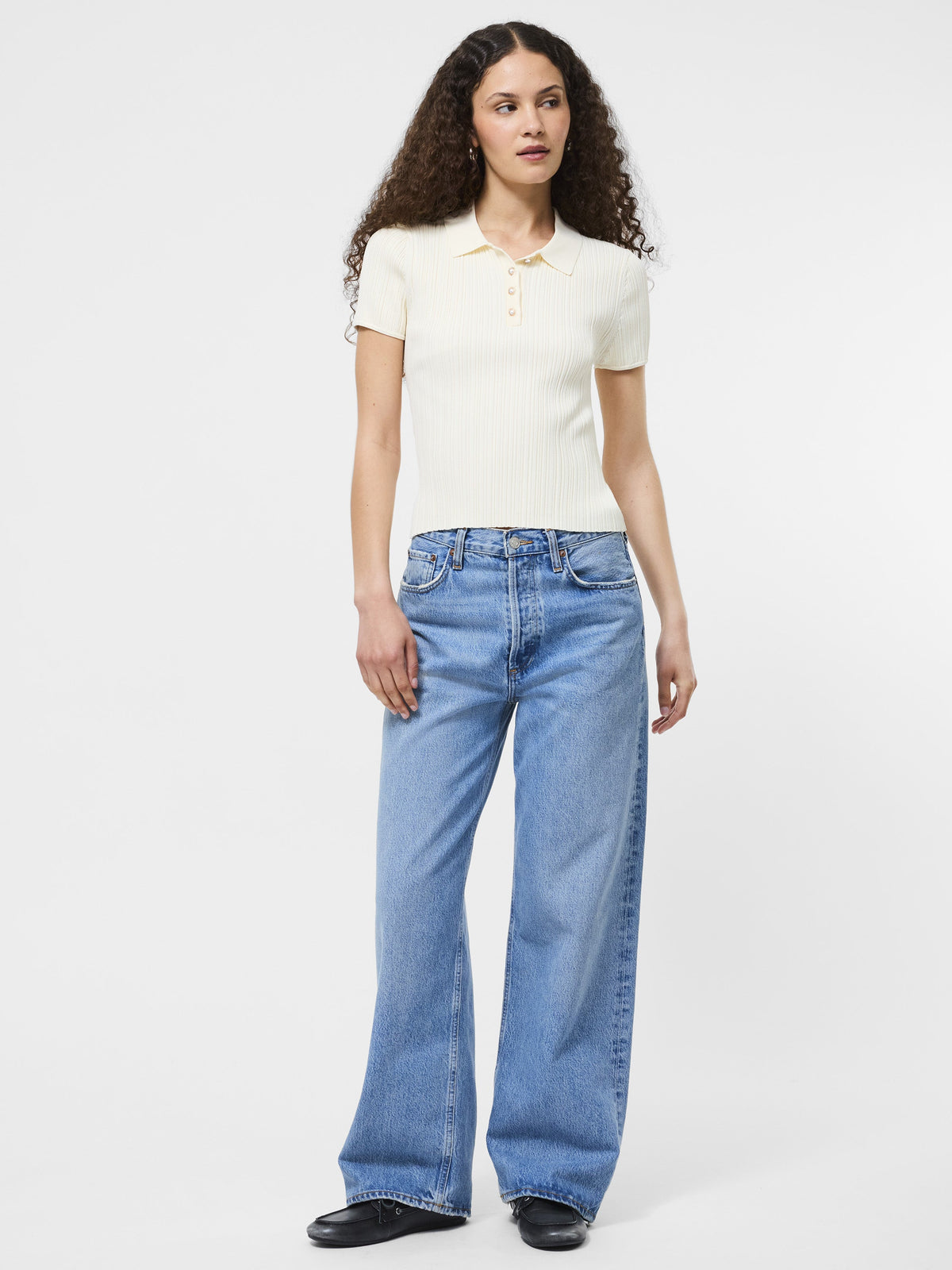 ‌Ribbed Polo Slim Fit