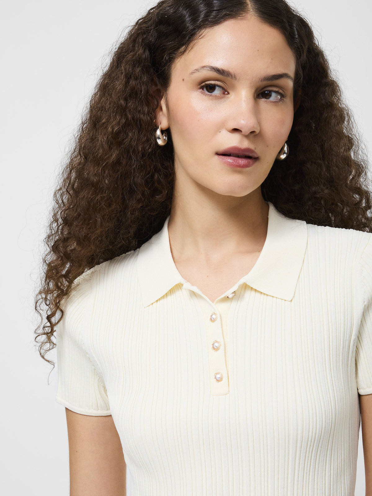 ‌Ribbed Polo Slim Fit