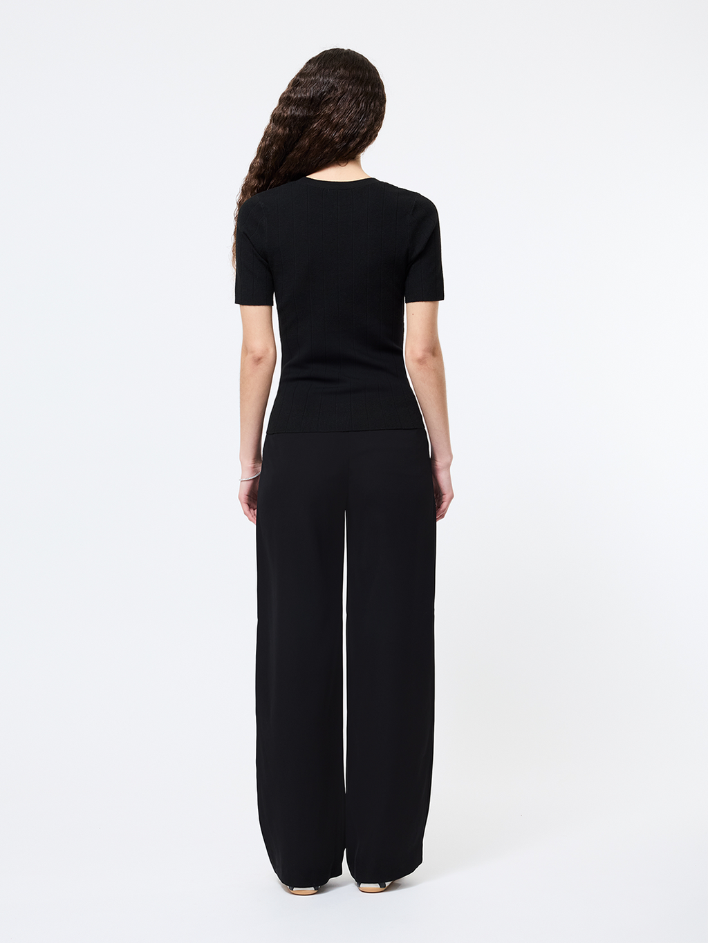‌Wide Rib Knit Top