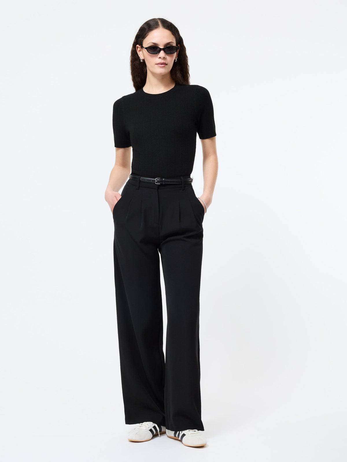 ‌Wide Rib Knit Top