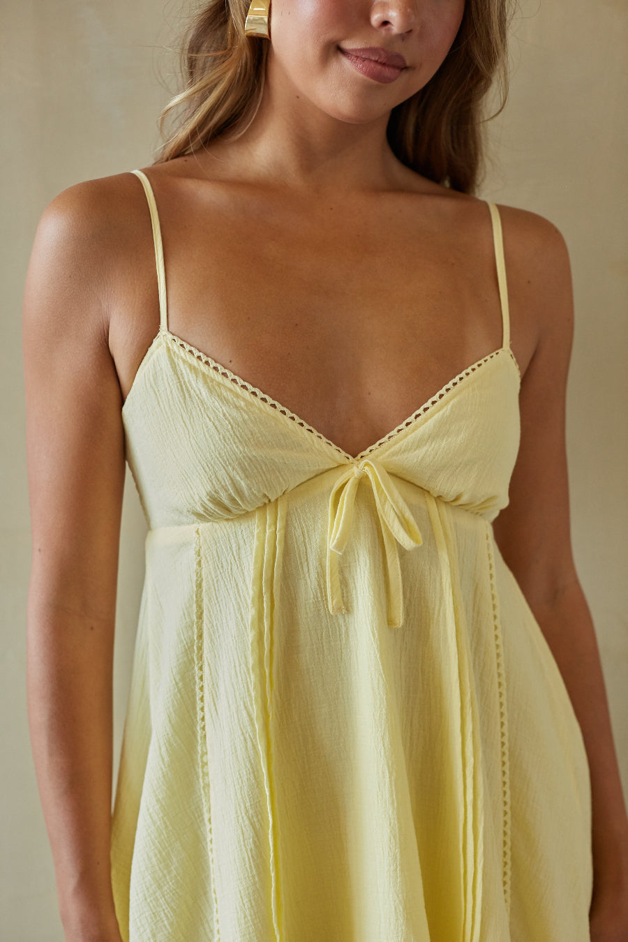 Cotton Crinkle Lace Mini