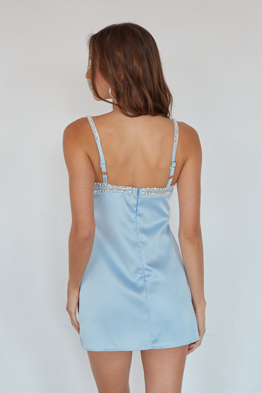 Beaded Sweetheart A-Line Mini