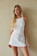 Terry Bow-Tie Skort