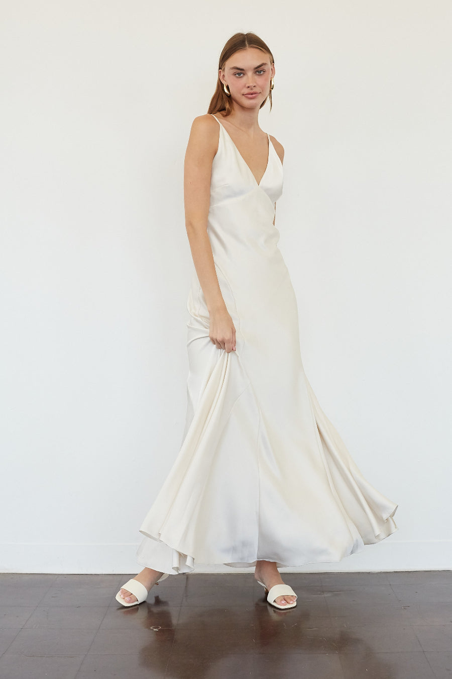 Moonlit Finish Flared Maxi
