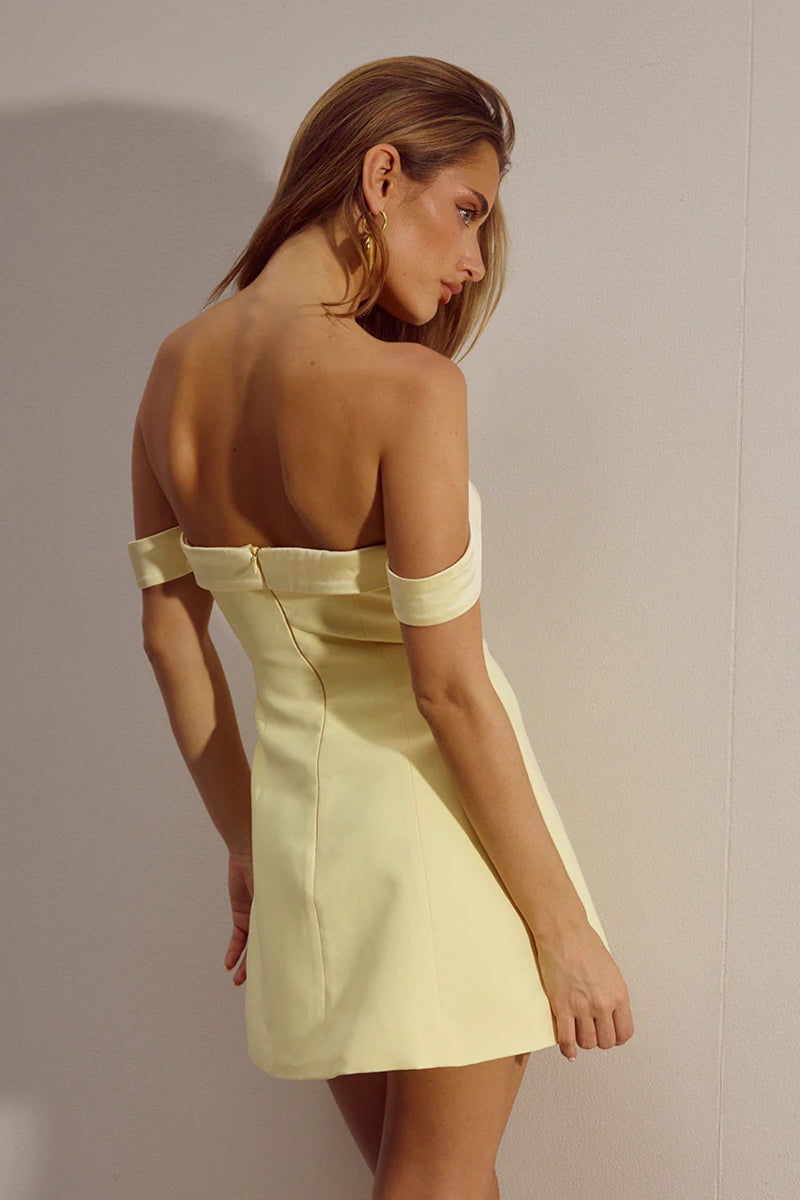 Sweetheart A-Line Structured Mini