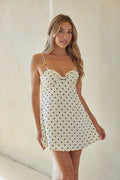 Knot-Front Polka Dot Mini‌