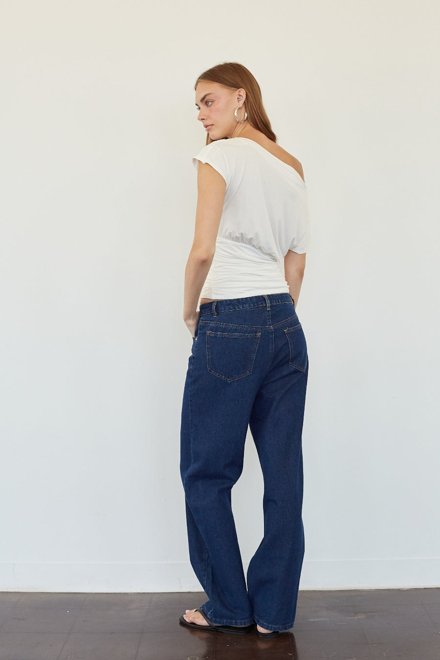 Belt Loop Lined Pocket Jeans