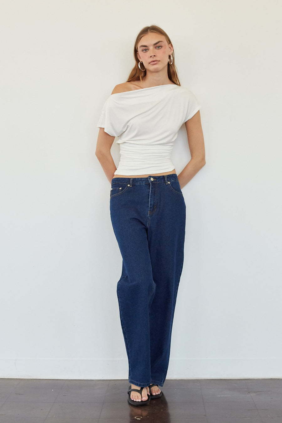 Belt Loop Lined Pocket Jeans