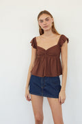 Lined Luminous Smock Top