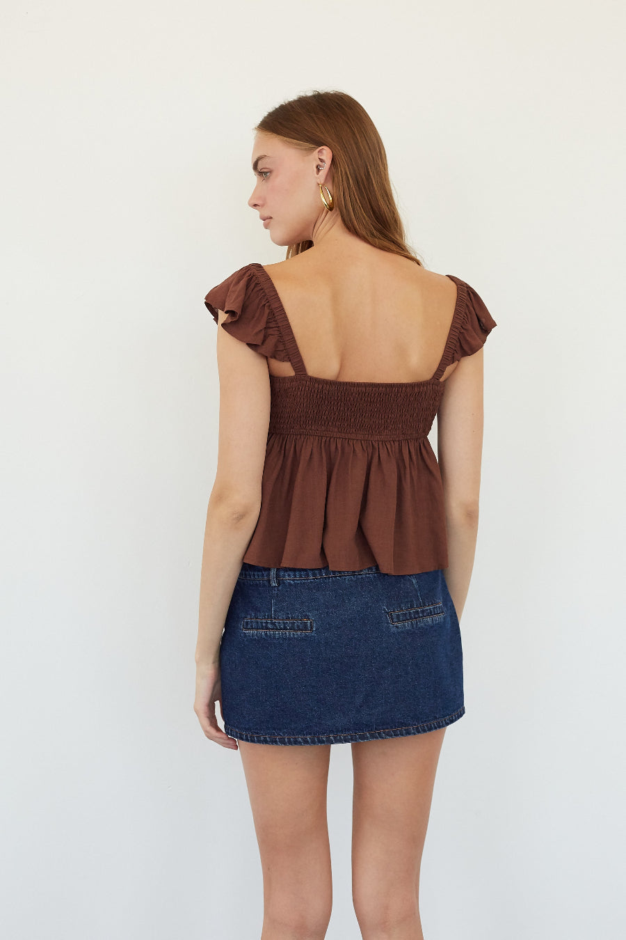 Lined Luminous Smock Top