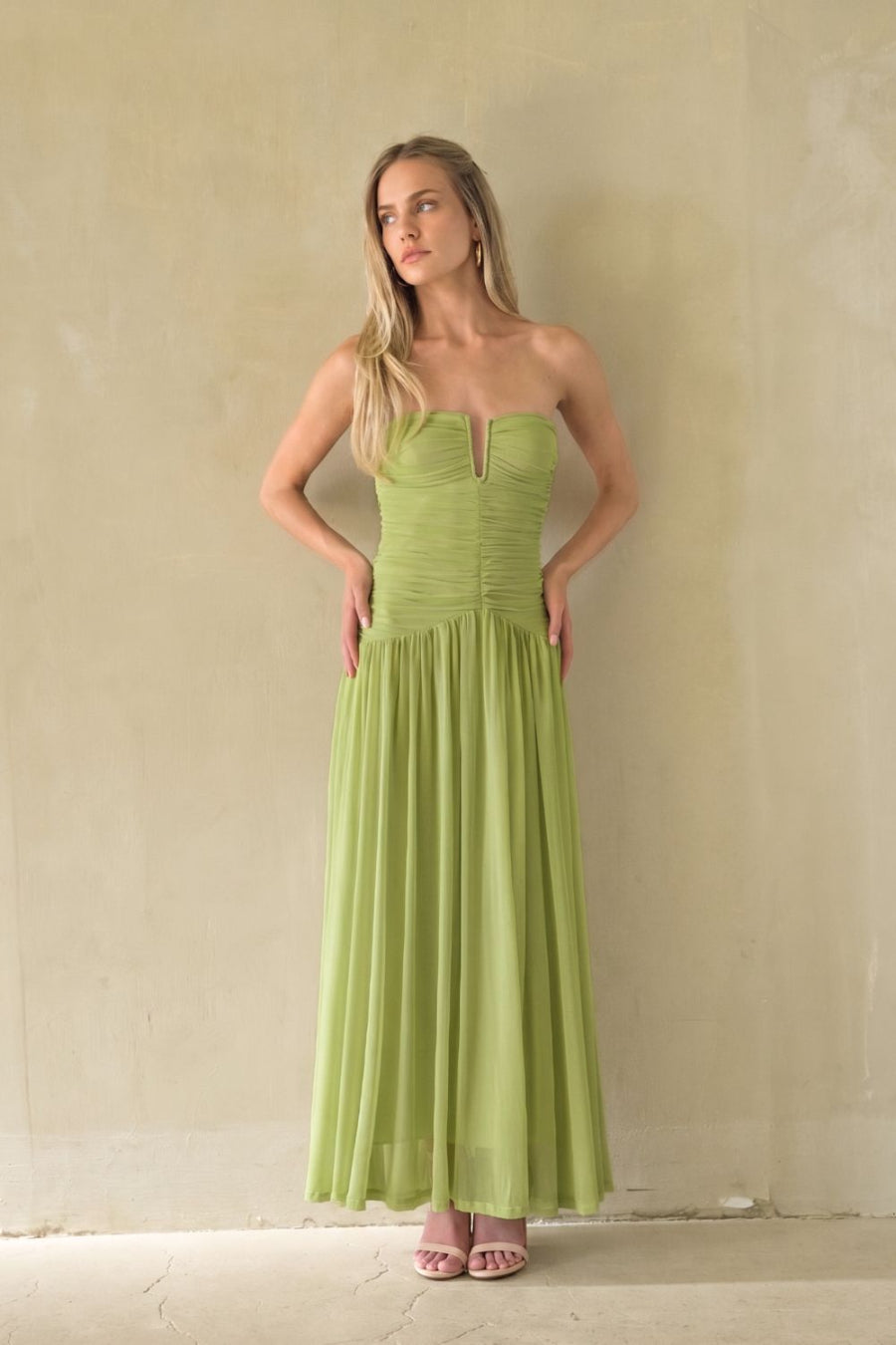 Sweetheart Ruched Strapless