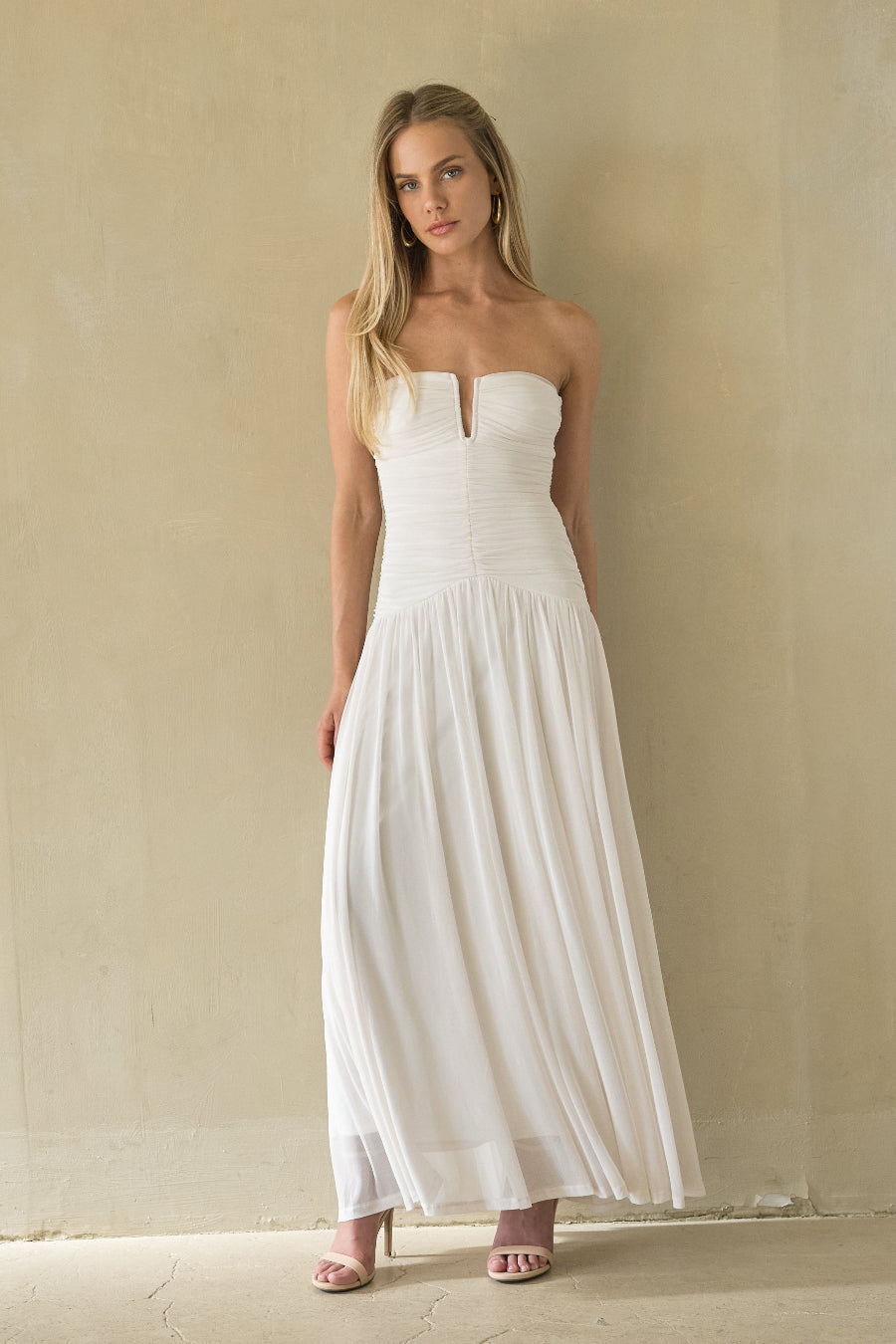 Sweetheart Ruched Strapless