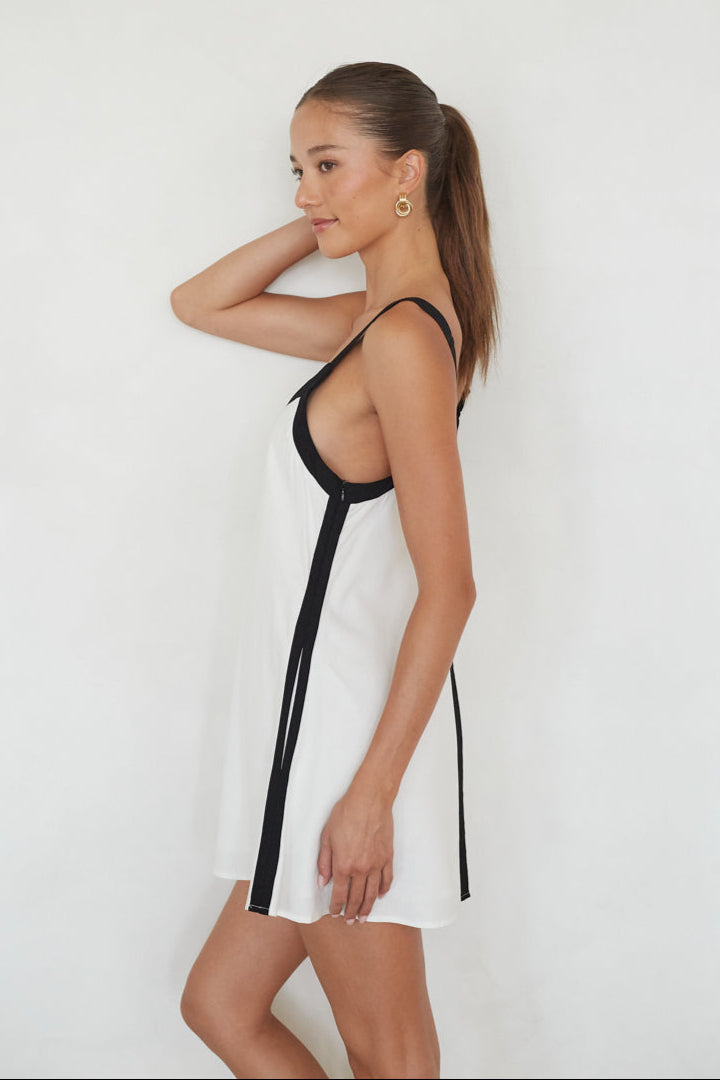 Color-Block Shift Mini Dress
