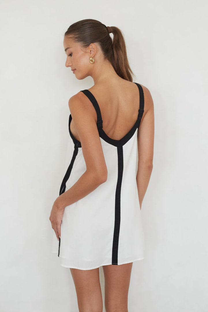 Color-Block Shift Mini Dress