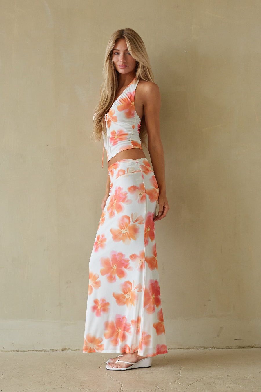 Halter-Style Pull-On Maxi