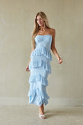 Bodycon Tiered Mesh Gown