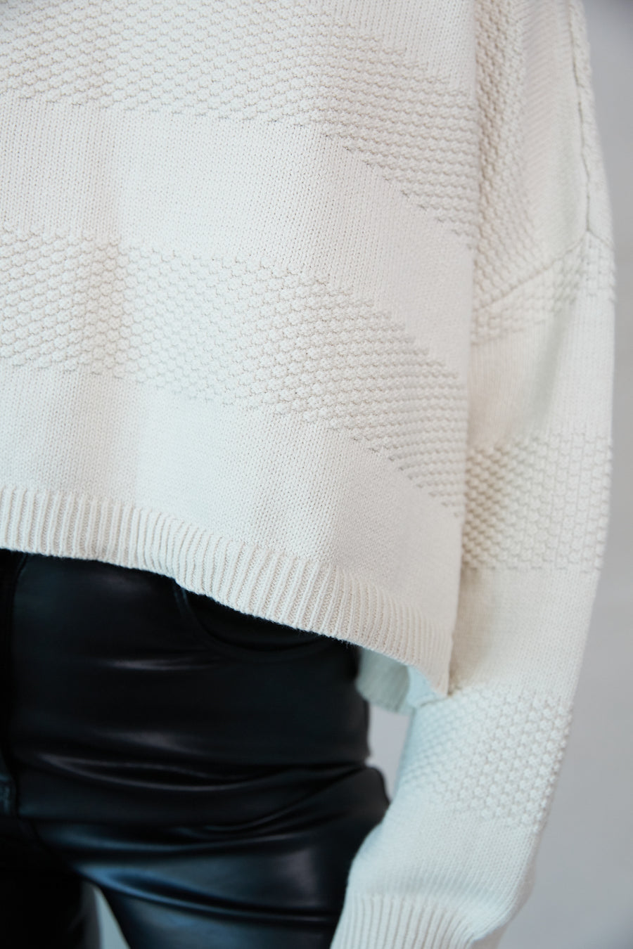 Beige Fine-Weave Knit