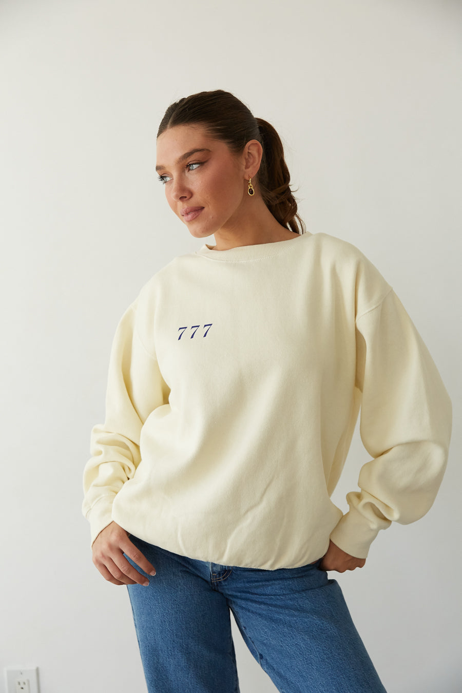777 Lucky Heart Pullover