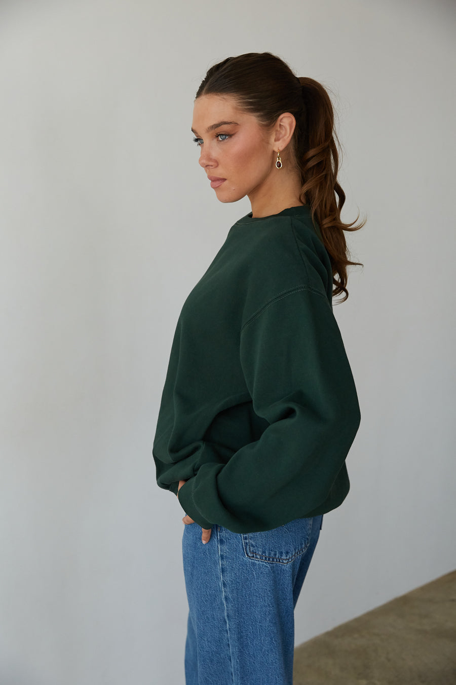 Cotton Romantic Crewneck Top